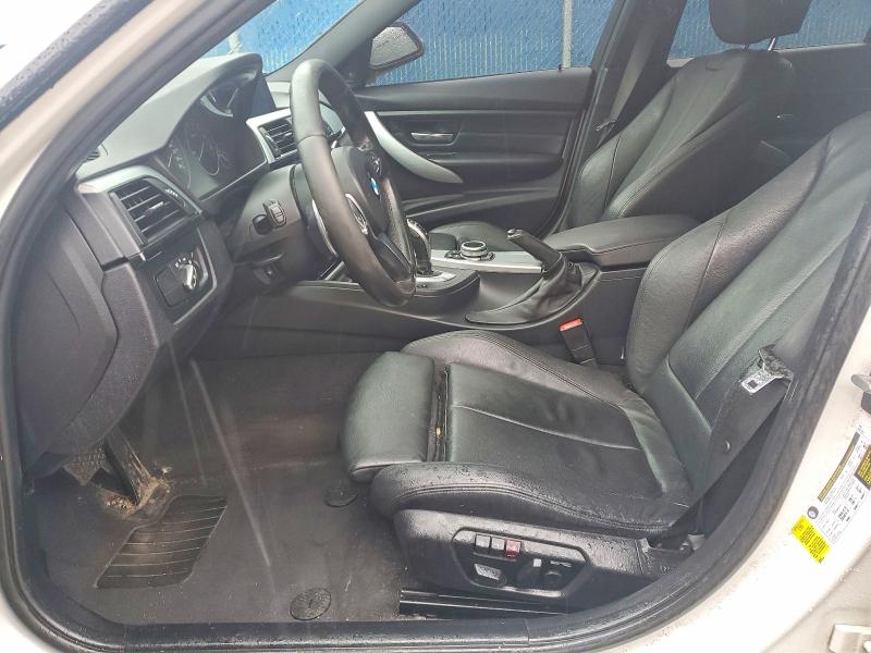 2013 BMW 3er VIN WBA3A9C51DF476280 COPART salvage auction — FRONT END, Ns - Salvage Title, sold $450 on 2026-07-30 (photo 7)