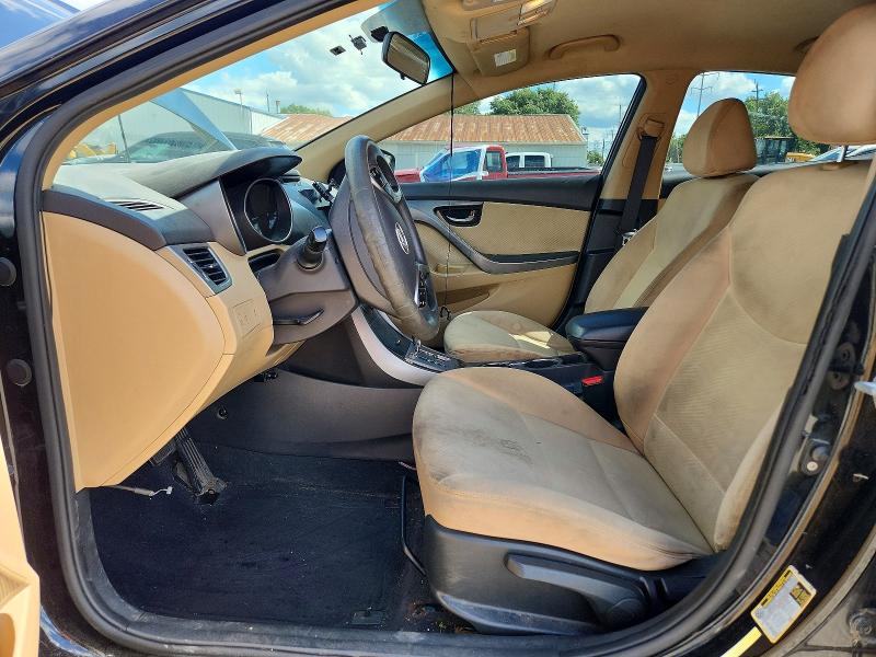 2013 Hyundai Elantra VIN KMHDH4AE9DU832202 COPART salvage auction — REAR END, Oh - Cert Of Title-Salvage, sold $125 on 2026-07-10 (photo 7)