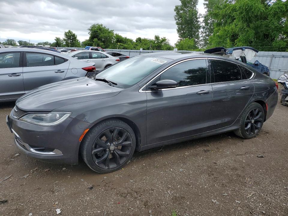 2016 Chrysler 200 VIN 1C3CCCCG5GN186988 COPART salvage auction — SIDE, On - Permit No Brand - Unfit, sold $1,300 on 2026-07-02 (photo 1)