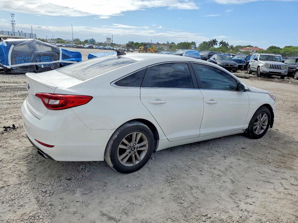 2015 Hyundai Sonata VIN 5NPE24AF2FH005514 COPART salvage auction — FRONT END, Fl - Cert Of Title-Rebuilt, sold $1,300 on 2026-07-31 (photo 3)