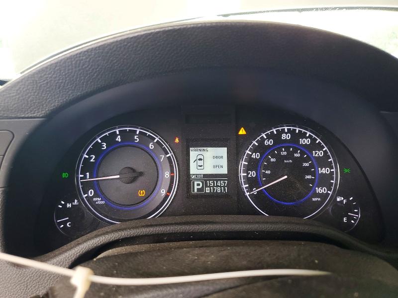 2010 Infiniti G VIN JN1CV6AR5AM253276 COPART salvage auction — FRONT END, Ga - Cert Of Title-Salvage, sold $1,750 on 2026-07-09 (photo 9)
