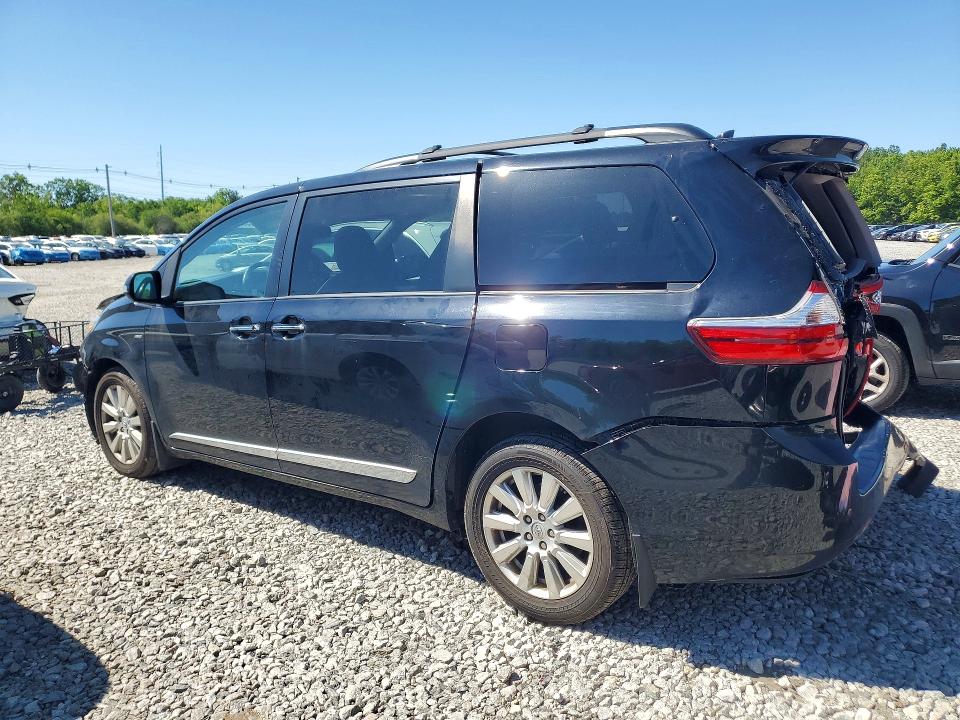 2017 Toyota Sienna VIN 5TDDZ3DC8HS155322 COPART salvage auction — REAR END, Ma - Cert Of Title-Salvage, sold $2,250 on 2026-07-08 (photo 2)