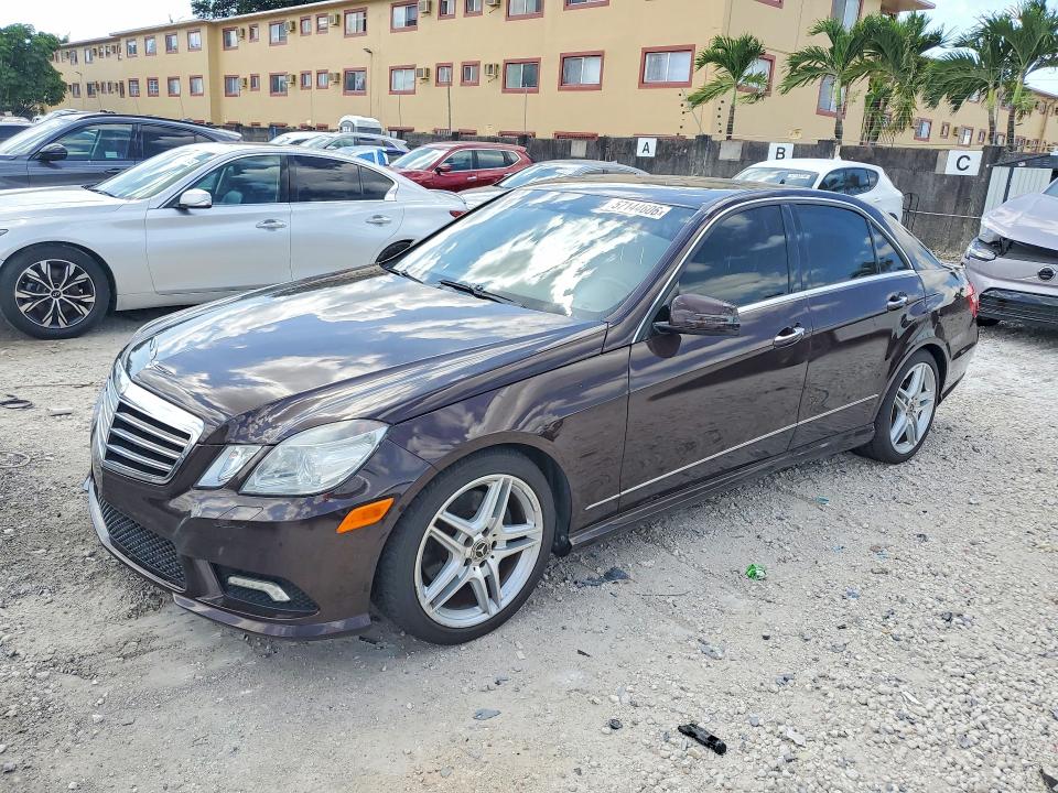 2011 Mercedes-benz E-klasse VIN WDDHF5GB4BA498681 COPART salvage auction — MINOR DENT/SCRATCHES, Fl - Cert Of Title Slvg Rebuildable, sold $1,450 on 2026-07-02 (photo 1)