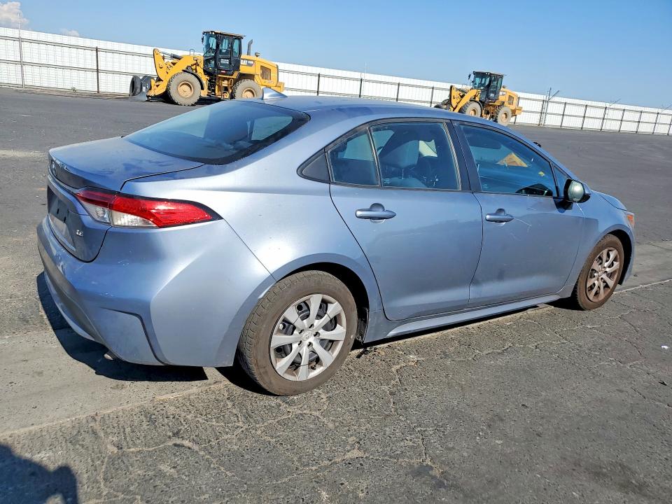 2020 Toyota Corolla VIN 5YFEPRAE9LP104867 COPART salvage auction — FRONT END, CA - SALVAGE CERTIFICATE, sold $4,550 on 2026-07-23 (photo 3)