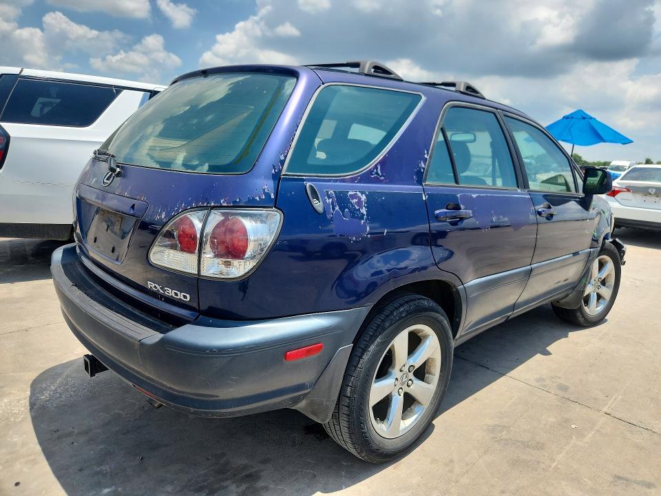 2001 Lexus Rx VIN JTJGF10U810084119 COPART salvage auction — FRONT END, Tx - Salvage Vehicle Title, sold $525 on 2026-07-09 (photo 3)