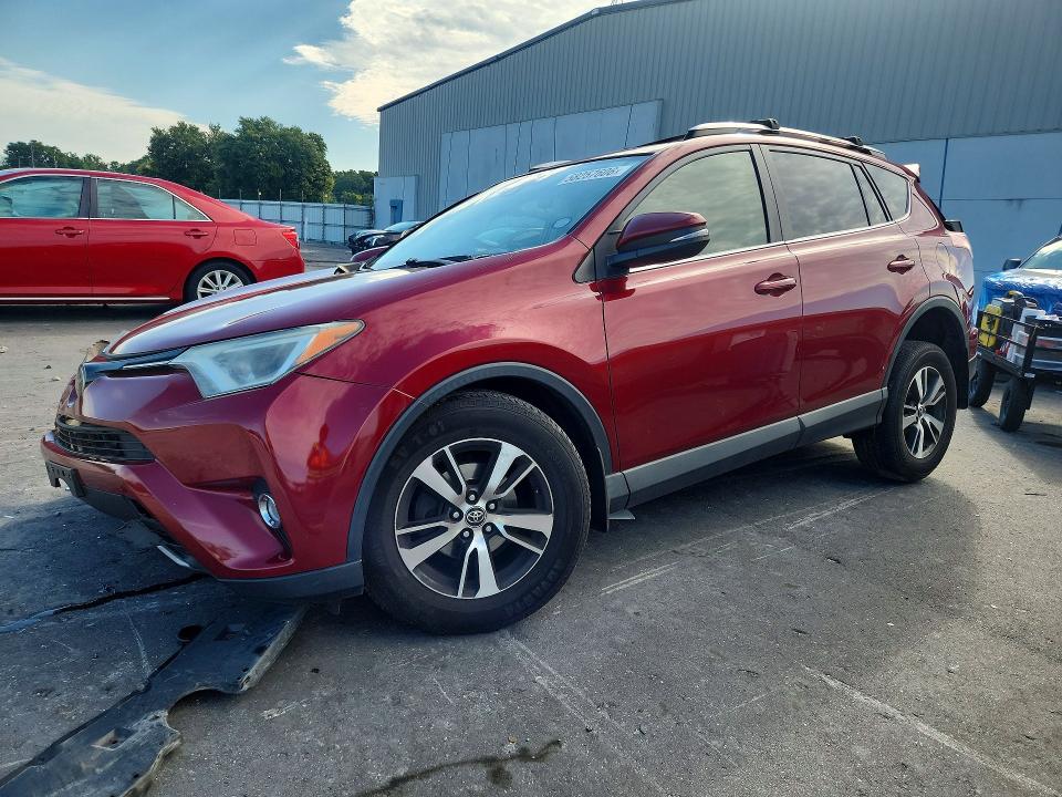 2018 Toyota VIN JTMRFREV5JD230626 COPART salvage auction — FRONT END, Fl - Cert Of Title Slvg Rebuildable, sold $3,800 on 2026-07-22 (photo 1)