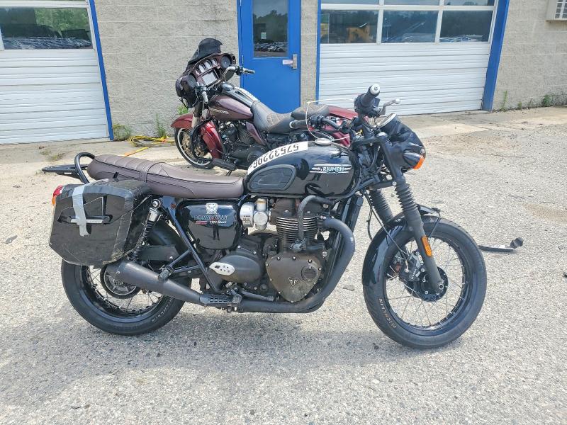 2023 Triumph motorcycle Bonneville VIN SMTD40HL6PTBL7719 COPART salvage auction — FRONT END, VA - CERT OF TITLE - SALVAGE, sold $1,550 on 2026-07-30 (photo 1)