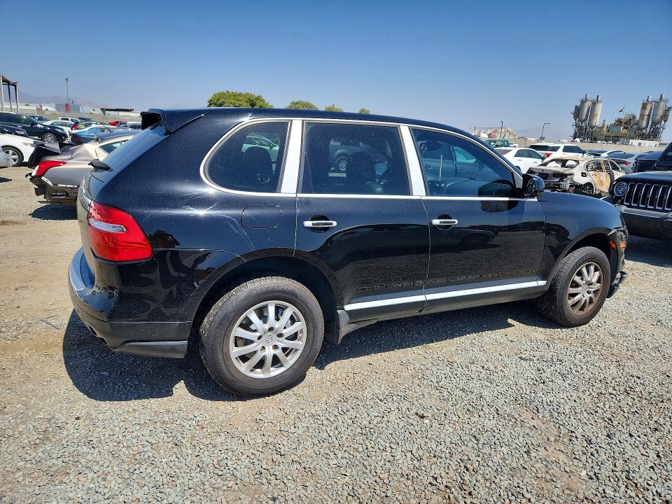2009 Porsche Cayenne VIN WP1AA29P99LA12834 COPART salvage auction — FRONT END, Tx - Salvage Vehicle Title, sold $875 on 2026-07-21 (photo 3)