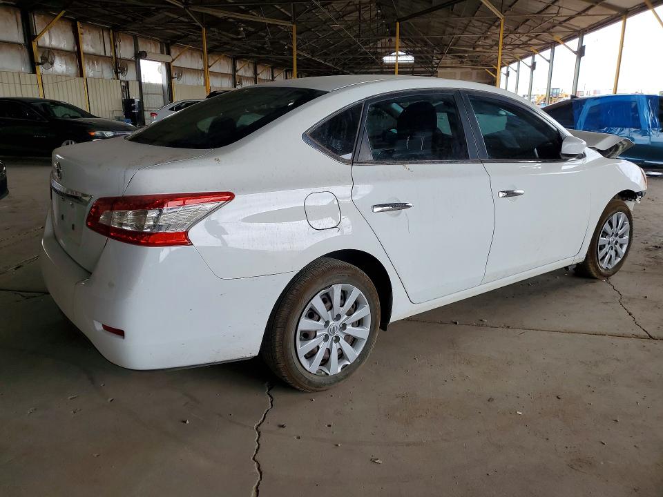 2015 Nissan Sentra VIN 3N1AB7AP3FY217840 COPART salvage auction — FRONT END, Az - Certificate Of Title, sold $500 on 2026-07-06 (photo 3)