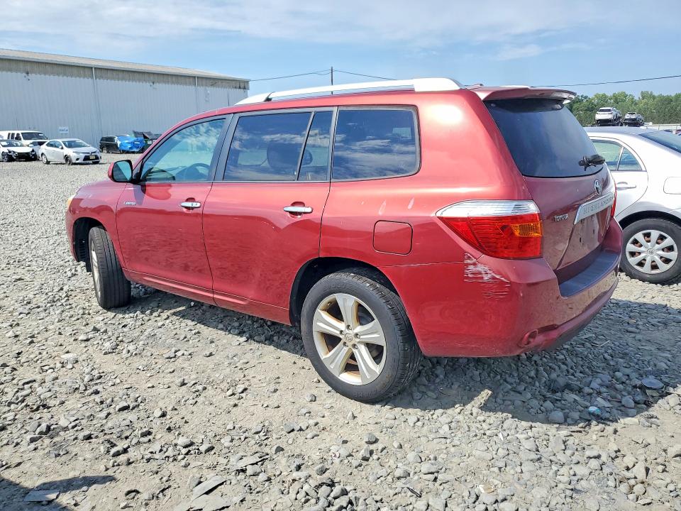 2009 Toyota Highlander VIN JTEES42A992113830 COPART salvage auction — MECHANICAL, Nj - Certificate Of Title, sold $2,150 on 2026-07-20 (photo 2)