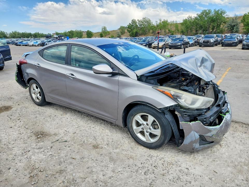 2014 Hyundai Elantra VIN KMHDH4AE8EU200664 COPART salvage auction — FRONT END, CO - PUBLIC - SALVAGE TITLE, sold $350 on 2026-07-27 (photo 4)