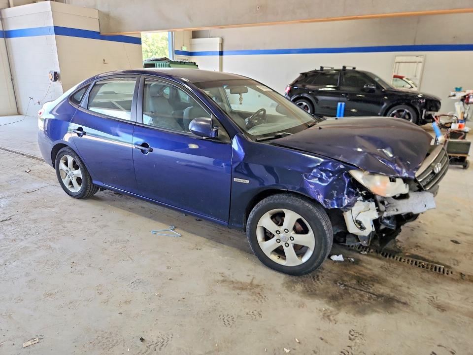 2007 Hyundai Elantra VIN KMHDU46D27U098373 COPART salvage auction — FRONT END, Va - Cert Of Title - Salvage, sold $225 on 2026-07-10 (photo 4)