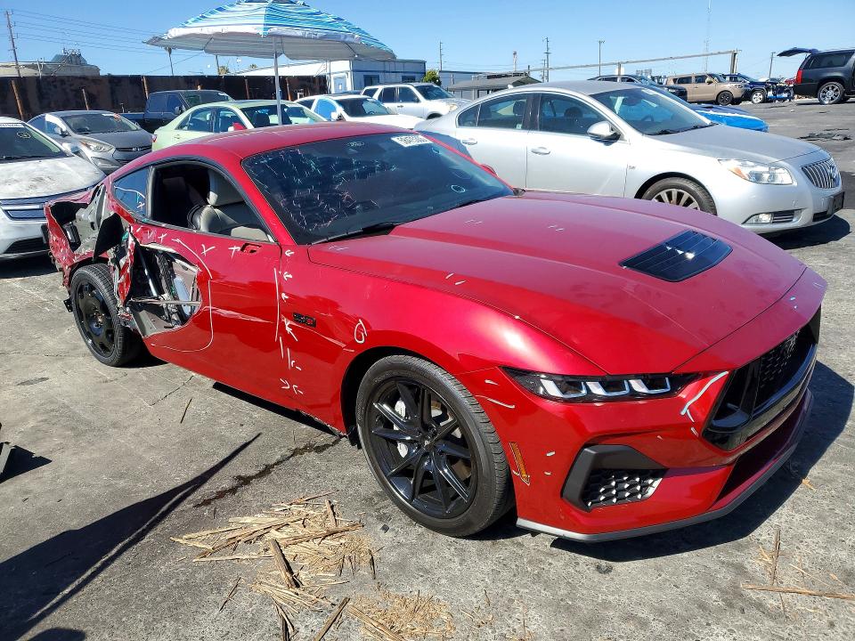 2024 Ford VIN 1FA6P8CF4R5407149 COPART salvage auction — REAR END, Ca - Salvage Certificate, sold $18,500 on 2026-07-31 (photo 4)