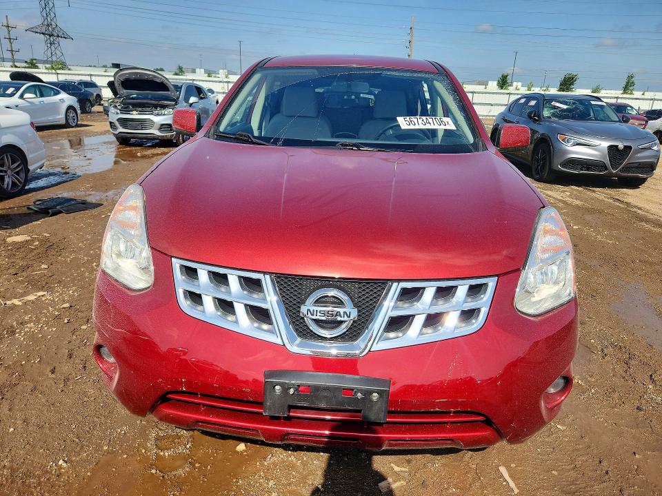 2013 Nissan Rogue VIN JN8AS5MT7DW521188 COPART salvage auction — SIDE, Il - Salvage Certificate, sold $1,100 on 2026-07-16 (photo 5)