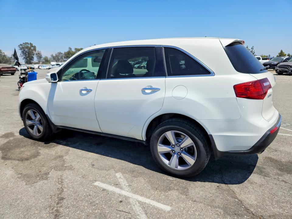 2010 Acura Mdx VIN 2HNYD2H69AH530759 COPART salvage auction — FRONT END, Ca - Salvage Certificate, sold $975 on 2026-07-28 (photo 2)