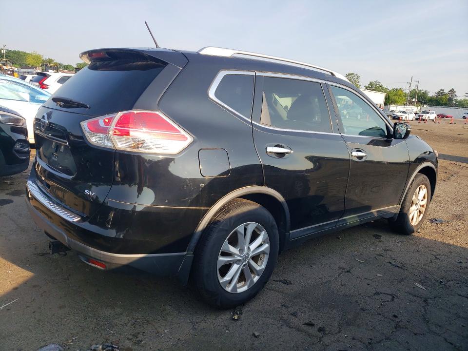 2015 Nissan Rogue VIN KNMAT2MT4FP583541 COPART salvage auction — FRONT END, Ct - Certificate Of Title, sold $850 on 2026-07-17 (photo 3)
