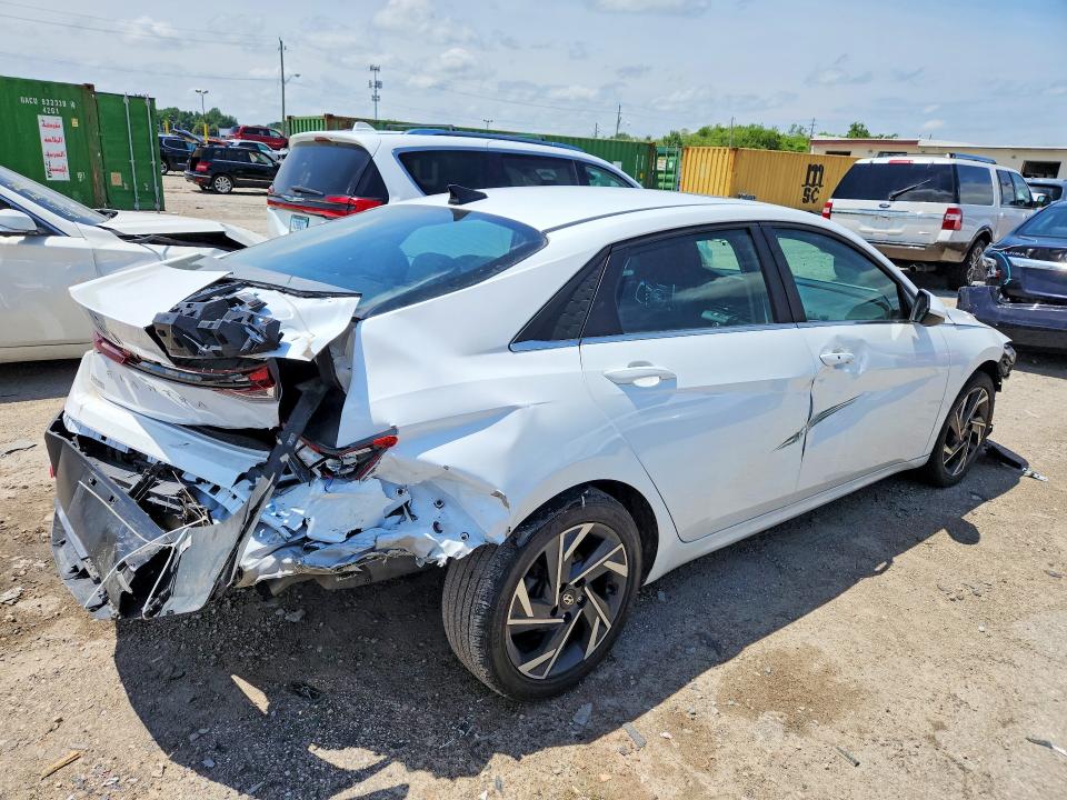 2024 Hyundai Elantra VIN KMHLS4DG7RU655649 COPART salvage auction — FRONT END, In - Cert Of Title-Salvage Title, sold $2,100 on 2026-07-24 (photo 3)