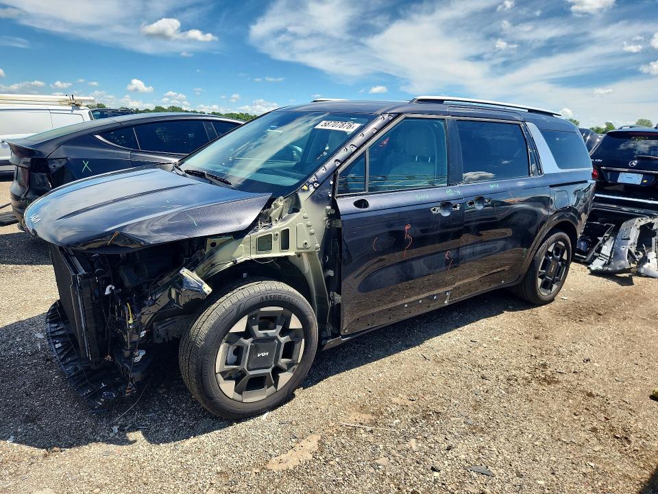 2025 Kia VIN KNDNC5K39S6458735 COPART salvage auction — FRONT END, Il - Salvage Certificate, sold $10,900 on 2026-07-30 (photo 1)
