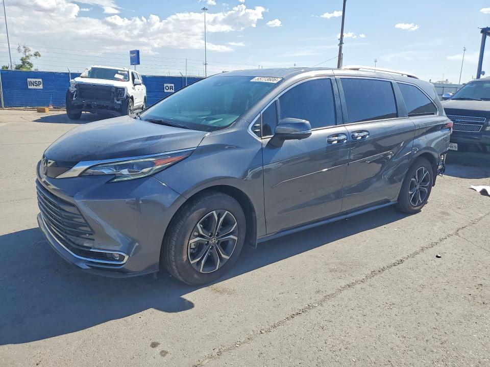 2025 Toyota Sienna VIN 5TDESKFC9SS206110 COPART salvage auction — REAR END, Nm - Cert Of Title-Salvage, sold $9,200 on 2026-07-24 (photo 1)