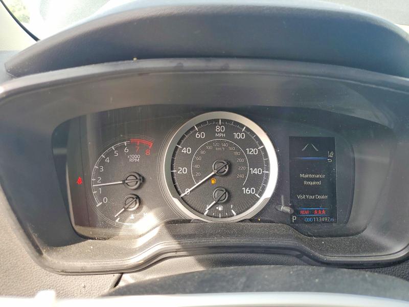 2020 Toyota Corolla VIN JTDEPRAE6LJ116768 COPART salvage auction — REAR END, Ga - Cert Of Title-Salvage, sold $1,000 on 2026-07-27 (photo 9)