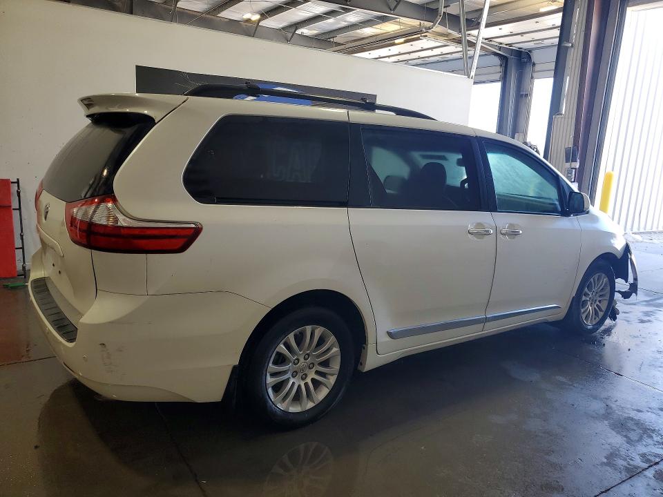 2015 Toyota Sienna VIN 5TDYK3DCXFS651936 COPART salvage auction — FRONT END, In - Certificate Of Title, sold $3,600 on 2026-07-16 (photo 3)
