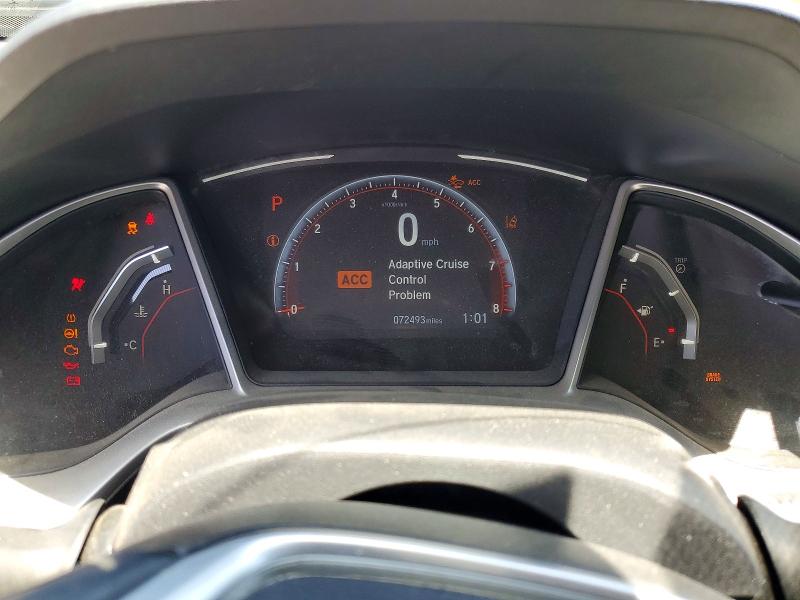 2020 Honda Civic VIN 19XFC2F85LE202502 COPART salvage auction — FRONT END, Ca - Salvage Certificate, sold $3,900 on 2026-07-09 (photo 9)