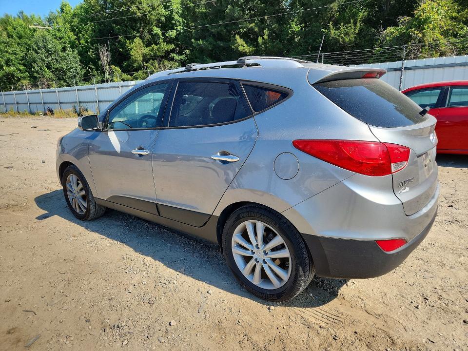 2012 Hyundai VIN KM8JU3AC9CU324107 COPART salvage auction — WATER/FLOOD, Va - Cert Of Title-Salvage Water, sold $1,550 on 2026-07-14 (photo 2)