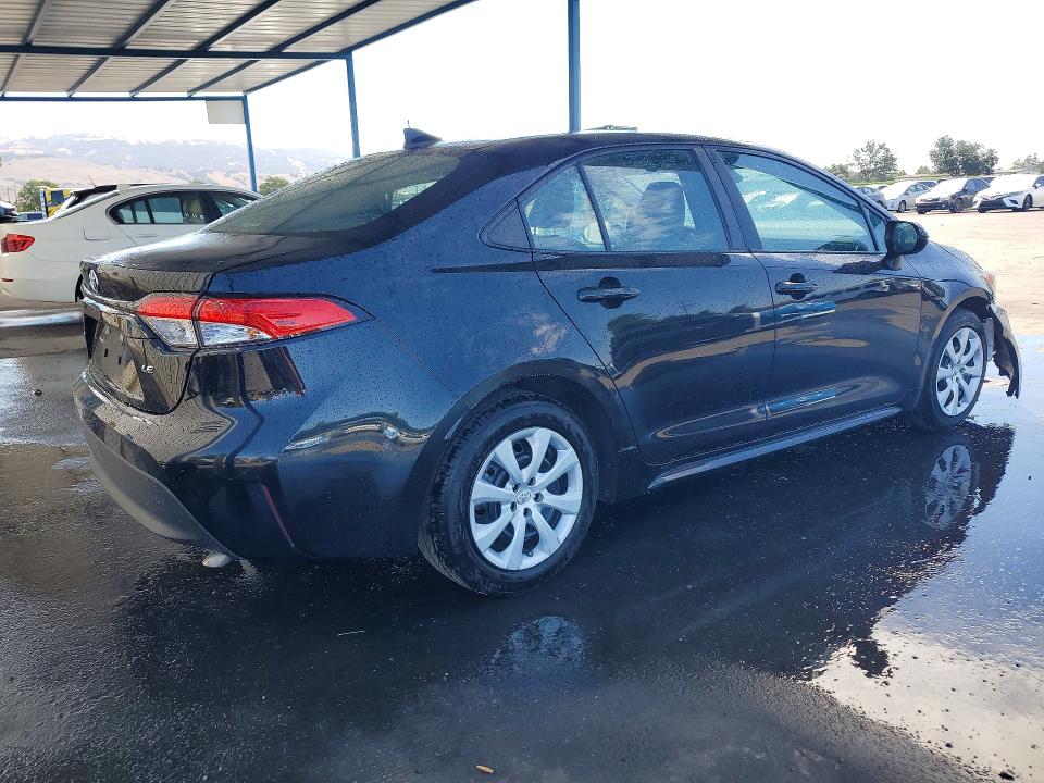 2023 Toyota Corolla VIN 5YFB4MDE5PP049334 COPART salvage auction — FRONT END, CA - CERTIFICATE OF TITLE, sold $6,300 on 2026-07-08 (photo 3)