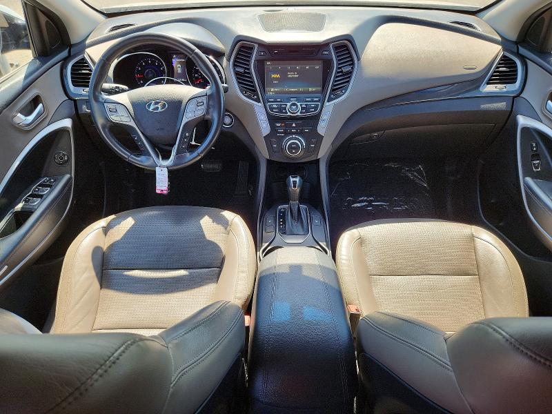 2014 Hyundai Santa fe VIN 5XYZU3LA8EG191542 COPART salvage auction — VANDALISM, Ca - Salvage Certificate, sold $1,750 on 2026-07-31 (photo 8)