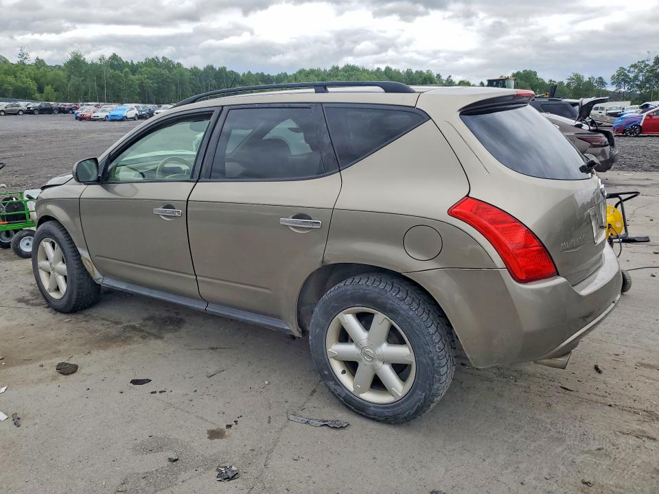 2003 Nissan Murano VIN JN8AZ08W53W209825 COPART salvage auction — FRONT END, Pa - Certificate Of Salvage, sold $400 on 2026-07-08 (photo 2)