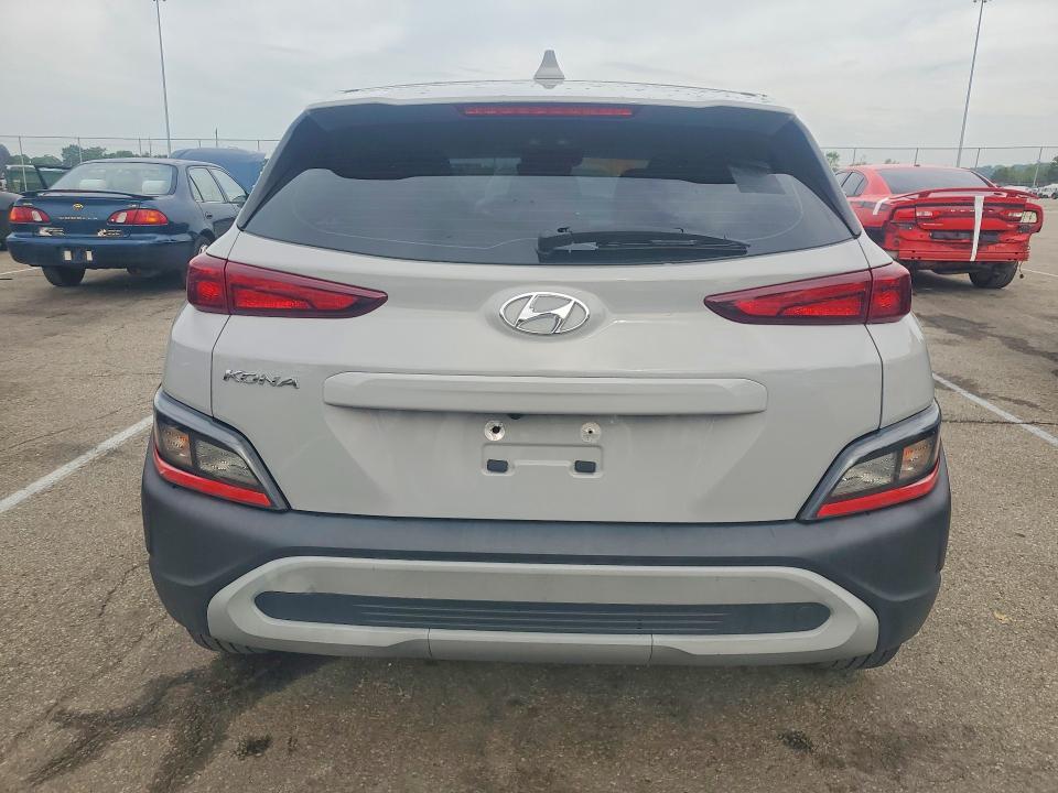 2022 Hyundai Kona VIN KM8K22AB0NU776073 COPART salvage auction — FRONT END, Oh - Certificate Of Title (P), sold $6,200 on 2026-07-29 (photo 6)