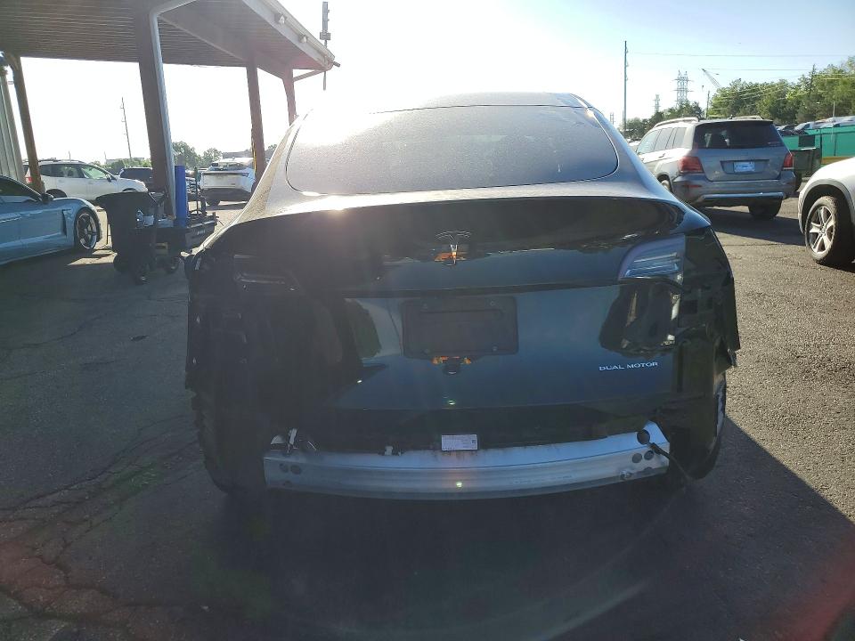 2020 Tesla Model y VIN 5YJYGDEE1LF019947 COPART salvage auction — FRONT END, Co - Public - Salvage Title, sold $7,100 on 2026-07-14 (photo 6)
