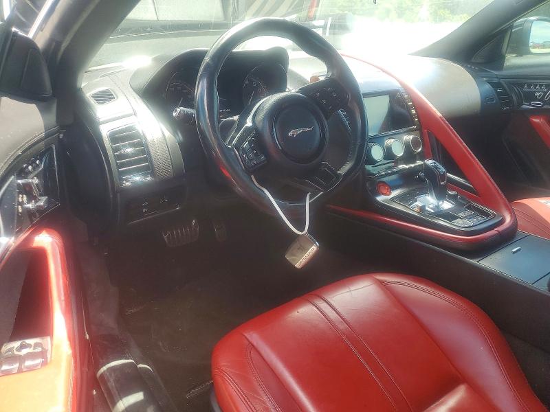 2015 Jaguar F-type VIN SAJWA6BCXF8K11574 COPART salvage auction — MINOR DENT/SCRATCHES, Fl - Cert Of Title Slvg Rebuildable, sold $3,600 on 2026-07-13 (photo 8)