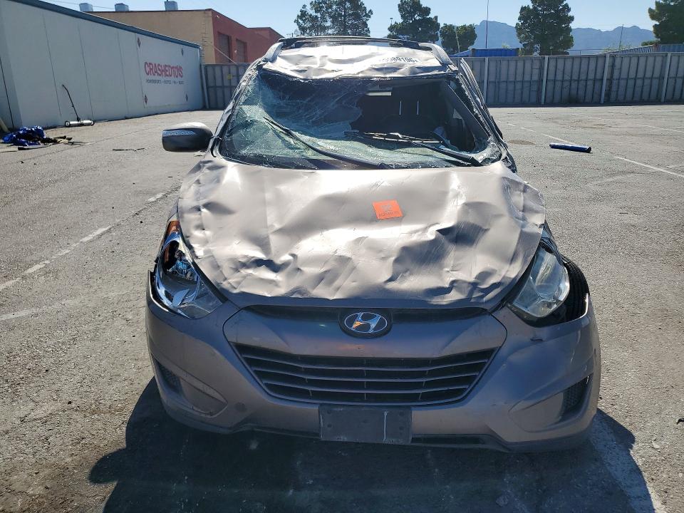 2012 Hyundai VIN KM8JU3AC0CU374975 COPART salvage auction — FRONT END, Nm - Cert Of Title-Salvage, sold $525 on 2026-07-31 (photo 5)