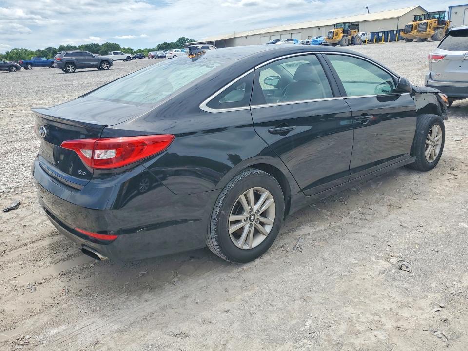 2017 Hyundai Sonata VIN 5NPE24AA4HH466995 COPART salvage auction — FRONT END, Tn - Certificate Of Title (P), sold $550 on 2026-07-02 (photo 3)