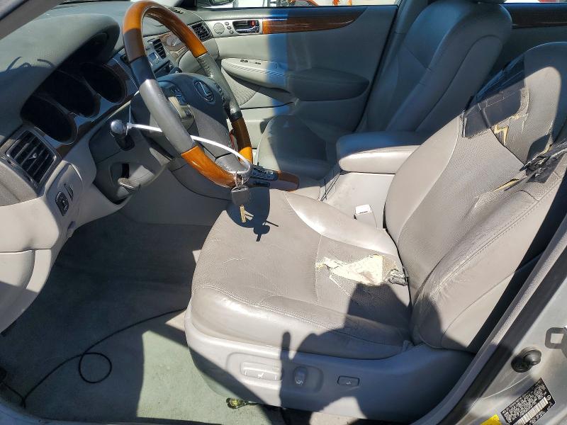 2005 Lexus Es 330 VIN JTHBA30G855067135 COPART salvage auction — REAR END, Ca - Salvage Certificate, sold $475 on 2026-07-07 (photo 7)