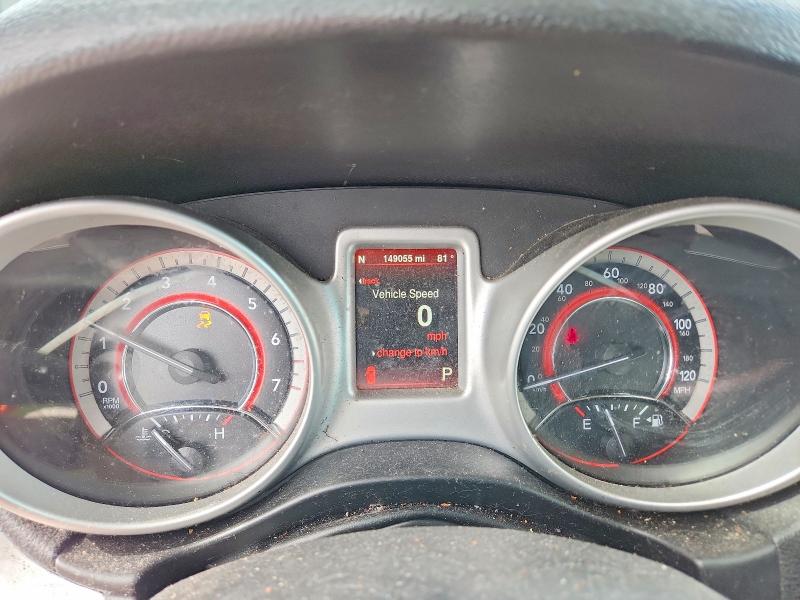 2014 Dodge Journey VIN 3C4PDCBG3ET284359 COPART salvage auction — FRONT END, NY - MV-907A SALVAGE CERTIFICATE, sold $425 on 2026-07-06 (photo 9)
