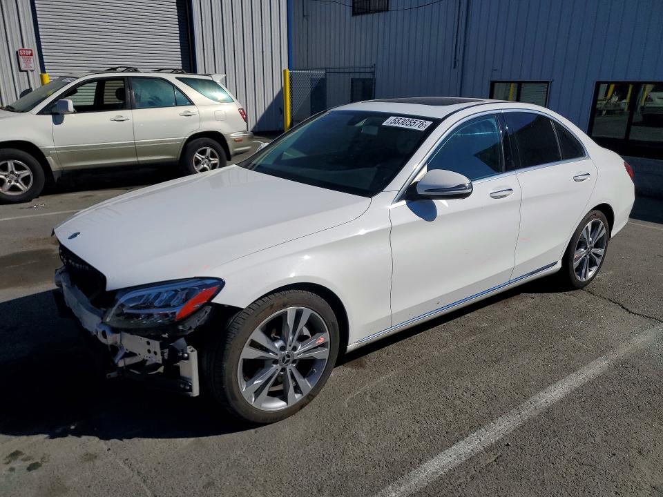 2020 Mercedes-benz C-klasse VIN 55SWF8DB1LU324159 COPART salvage auction — FRONT END, Salvage Title, sold $275 on 2026-07-24 (photo 1)