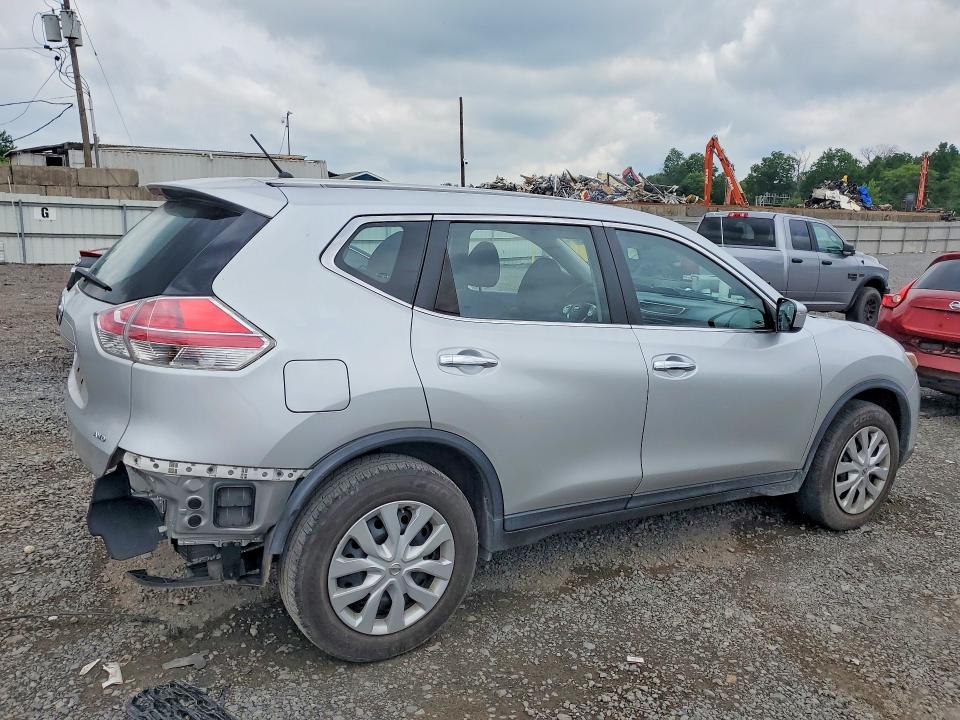 2015 Nissan Rogue VIN KNMAT2MV2FP504045 COPART salvage auction — REAR END, Nj - Cert Of Title-Salvage, sold $1,600 on 2026-07-31 (photo 3)