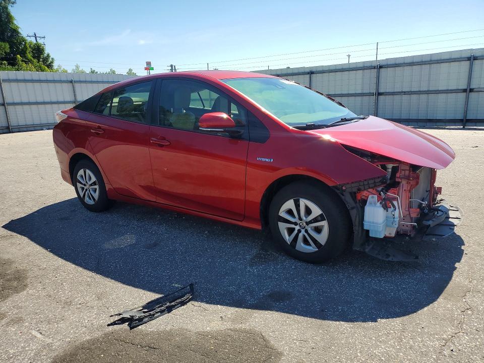 2017 Toyota Prius VIN JTDKARFU4H3536996 COPART salvage auction — FRONT END, Nc - Salvage Certificate Of Title, sold $275 on 2026-07-28 (photo 4)