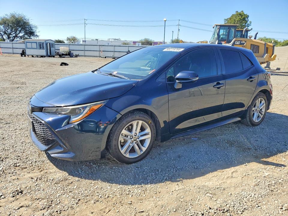 2019 Toyota Corolla VIN JTNK4RBE1K3054883 COPART salvage auction — REAR END, Ca - Salvage Certificate, sold $3,400 on 2026-07-28 (photo 1)