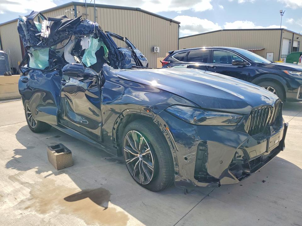 2026 BMW X6 VIN 5UX33EX0XT9369633 COPART salvage auction — ALL OVER, Tx - Nonrepairable Title, sold $7,900 on 2026-07-13 (photo 4)