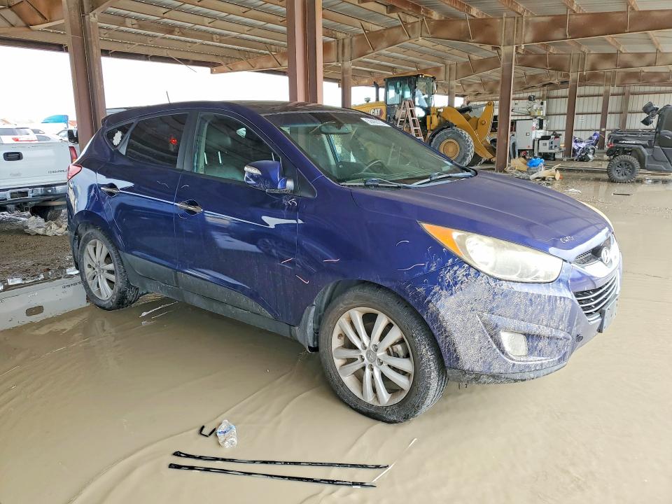 2012 Hyundai VIN KM8JU3AC7CU375914 COPART salvage auction — REAR END, Tx - Salvage Vehicle Title, sold $1,550 on 2026-07-24 (photo 4)