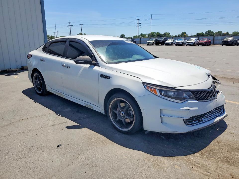 2018 Kia Optima VIN 5XXGT4L30JG262331 COPART salvage auction — FRONT END, Id - Salvage Certificate Of Title, sold $100 on 2026-07-23 (photo 4)