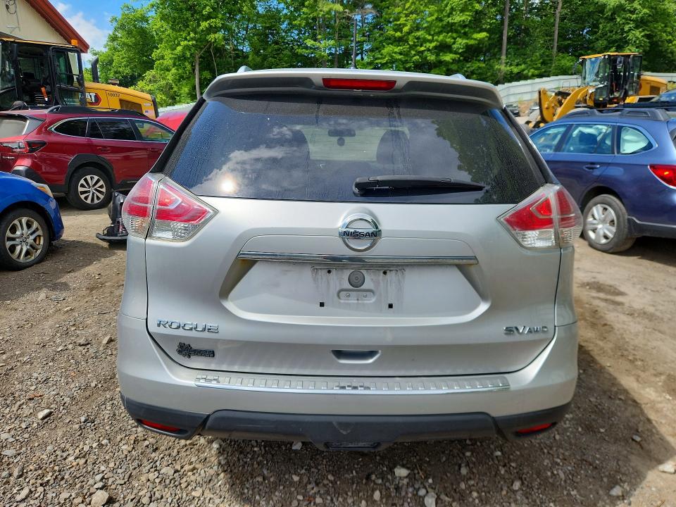 2016 Nissan Rogue VIN KNMAT2MV8GP600134 COPART salvage auction — SIDE, Vt - Cert Of Title-Salvage Vehicle, sold $900 on 2026-07-27 (photo 6)