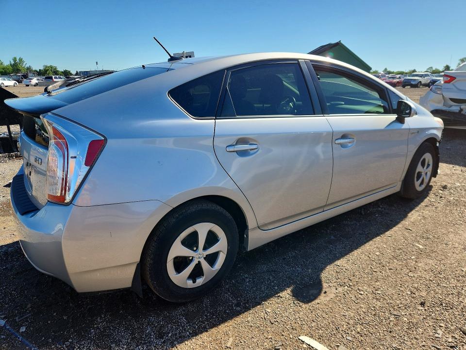 2012 Toyota Prius VIN JTDKN3DU4C5489583 COPART salvage auction — FRONT END, Il - Salvage Certificate, sold $1,650 on 2026-07-21 (photo 3)