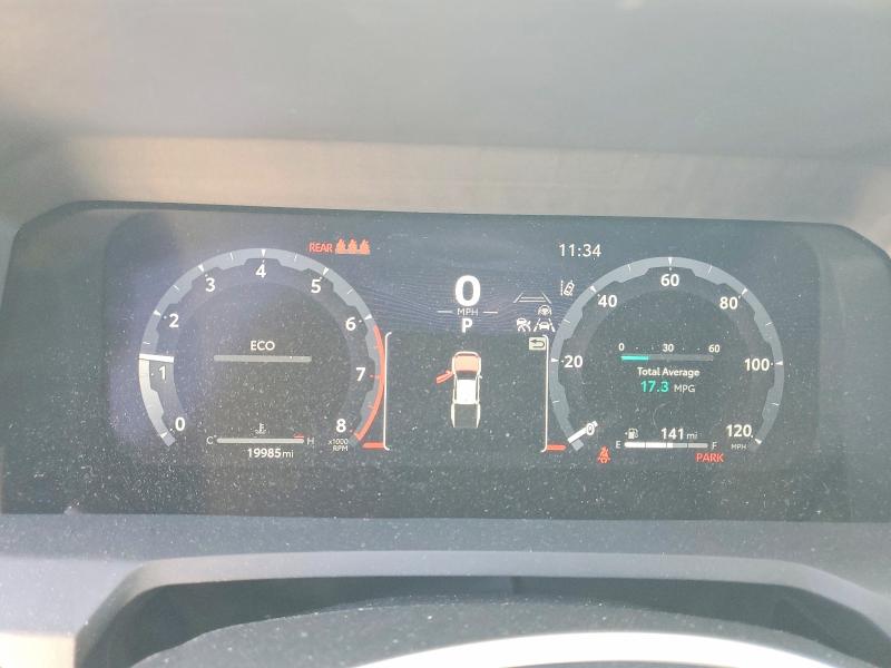 2024 Toyota Tacoma VIN 3TMLB5JN1RM015096 COPART salvage auction — REAR END, Ca - Salvage Certificate, sold $26,000 on 2026-07-31 (photo 9)