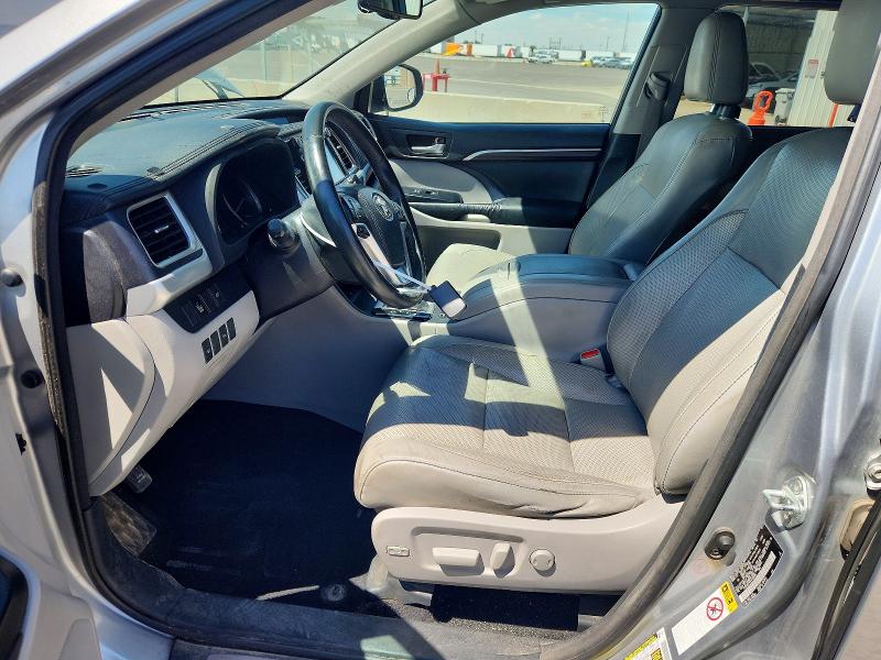 2015 Toyota Highlander VIN 5TDDKRFH9FS188665 COPART salvage auction — FRONT END, Co - Public - Salvage Title, sold $8,600 on 2026-07-09 (photo 7)