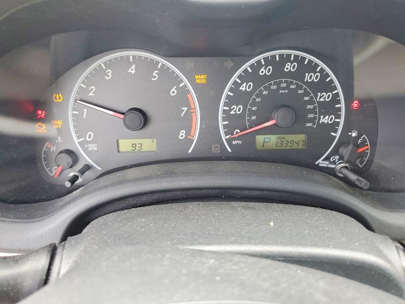 2012 Toyota Corolla VIN 5YFBU4EE2CP060865 COPART salvage auction — FRONT END, Tx - Salvage Vehicle Title, sold $1,500 on 2026-07-07 (photo 9)
