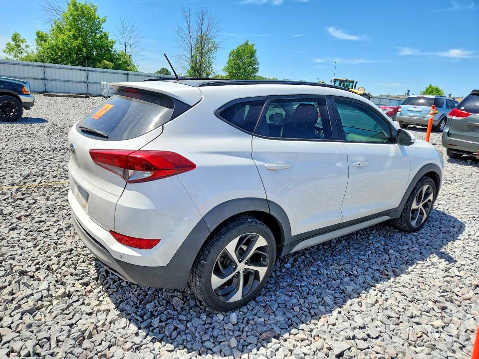 2017 Hyundai Tucson VIN KM8J33A22HU567436 COPART salvage auction — FRONT END, Wi - Certificate Of Title, sold $3,600 on 2026-07-06 (photo 3)